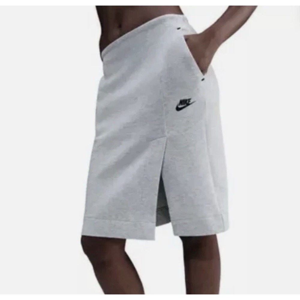 NEW Nike Sportswear Tech Fleece Midi Skirt IM6181-013 GRAY Women's Size Small